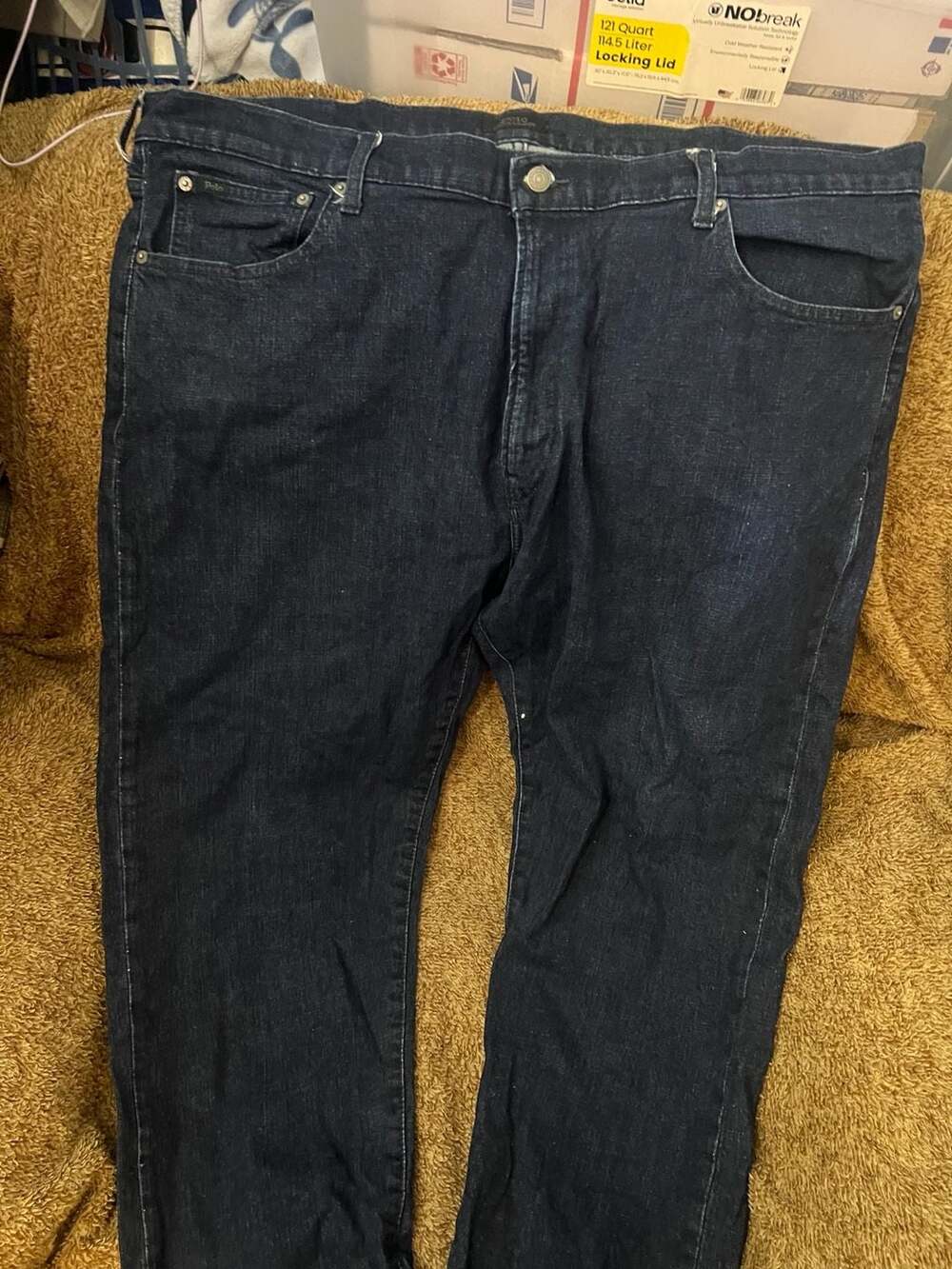 Polo Ralph Lauren Straight-Fit Dark Wash Denim Jeans Size 46X30